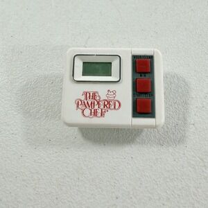 Vintage Pampered Chef‎ Digital Timer With Magnetic Clip / Stand